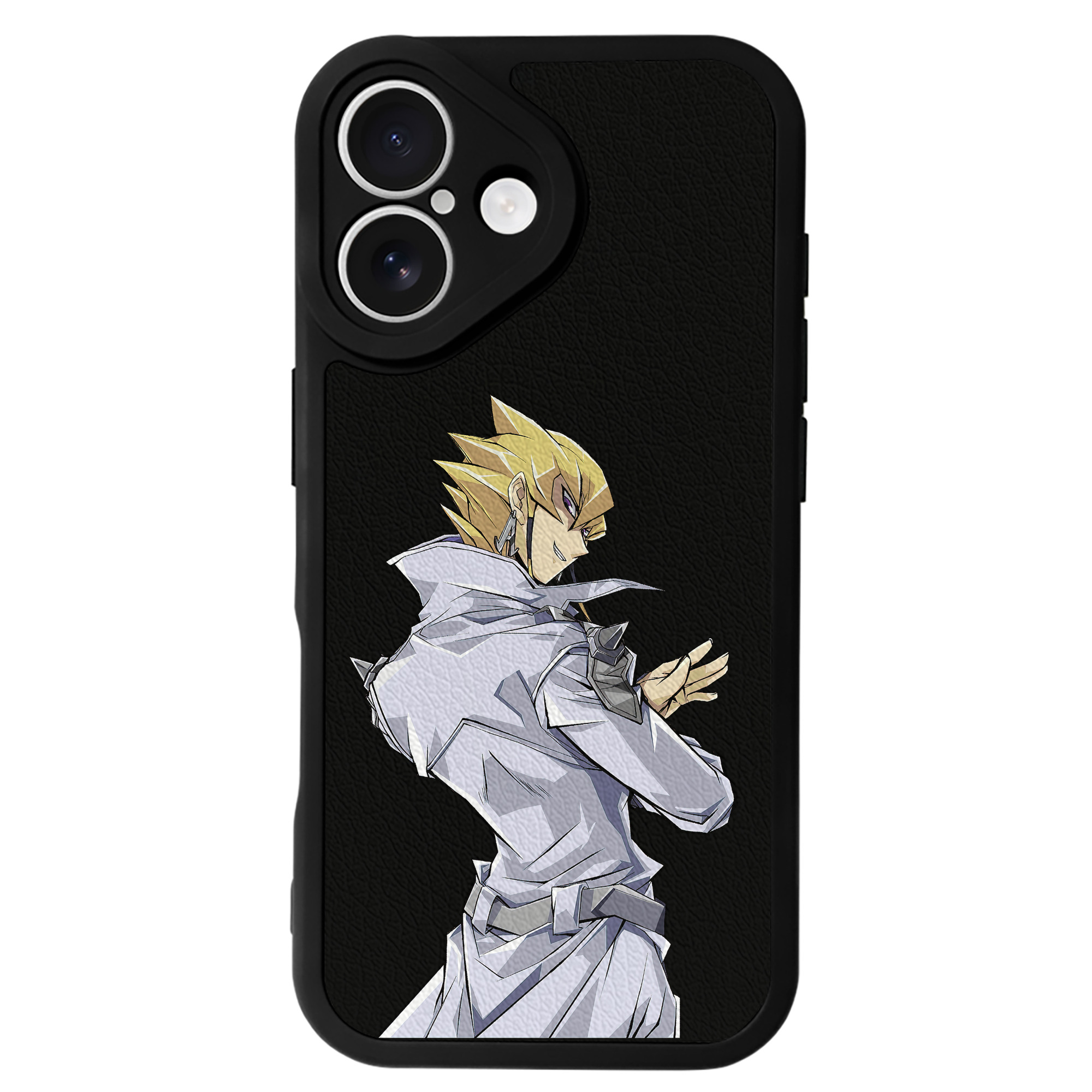 遊☆戯☆王 Yu-Gi-Oh! 【iPhone 16シリーズ対応】シリコンスマホケース（レザー調） 材質：シリコン